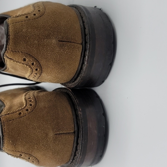 Allen Edmonds Schanutal Brown Nutmeg Suede wingtip Oxfords Men's 9 D - Picture 4 of 7